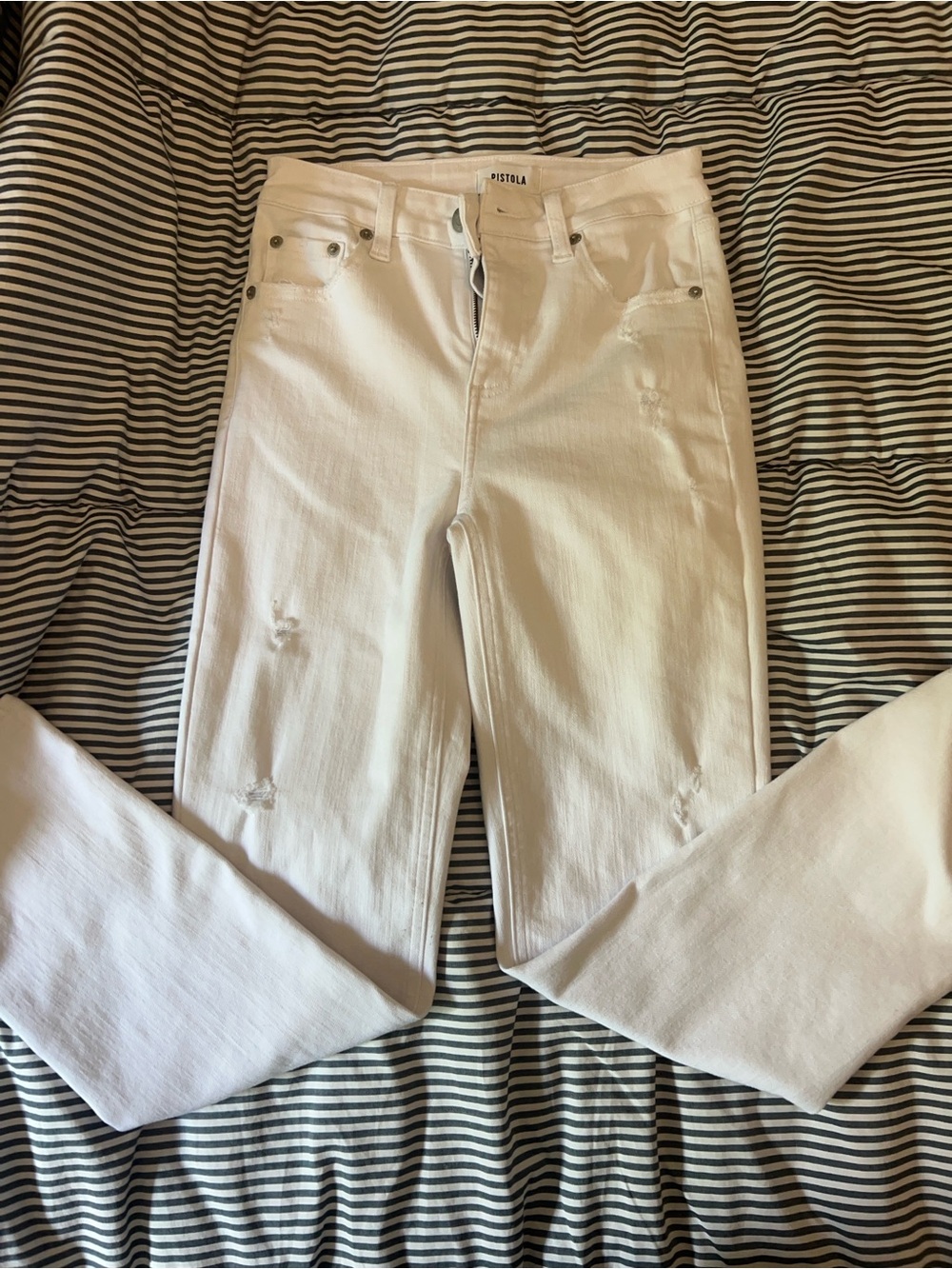 Pistola Monroe Crop / High Rise Cigarette Crop Size 24